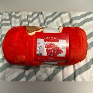 Wondershop Festive Red and White Holiday Throw